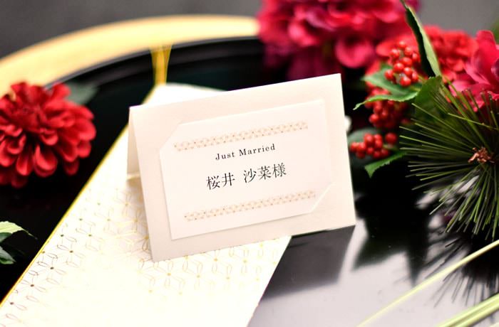 穂希（Homare）席札DIY手作りセットイメージ