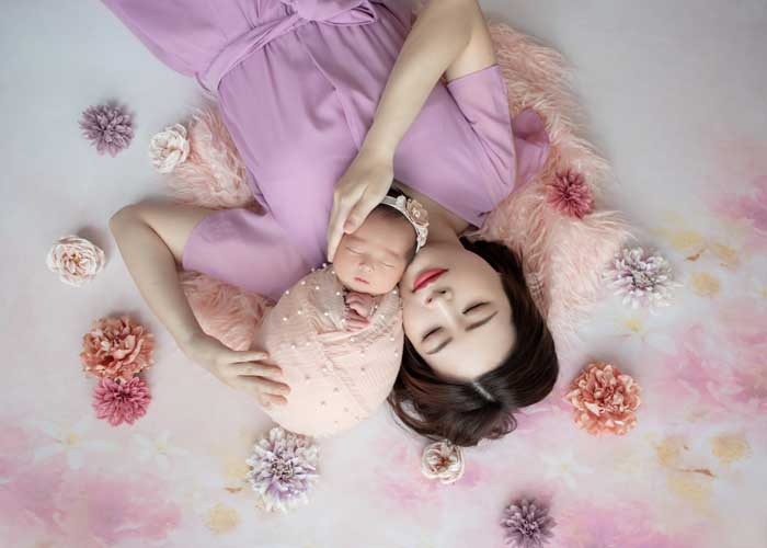 ファルベ賞受賞者ママと一緒の赤ちゃんベビーモデル結果発表