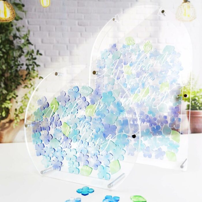 フォト アクリルドロップス紫陽花